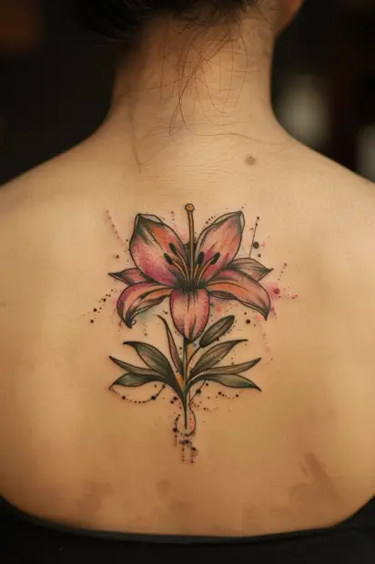 lily tattoo ideas 4