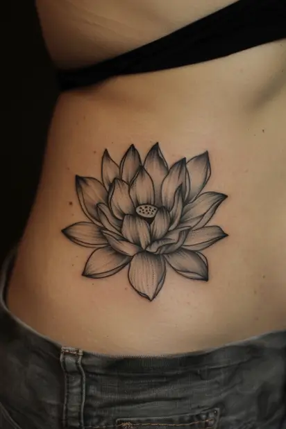 lotus flower tattoos 12