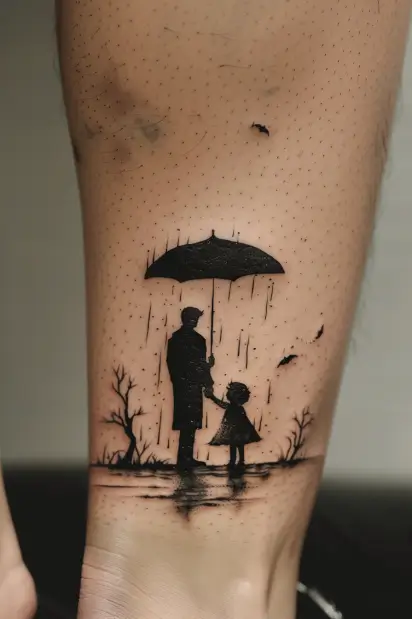 Father and Daughters Tattoo Ideas 17