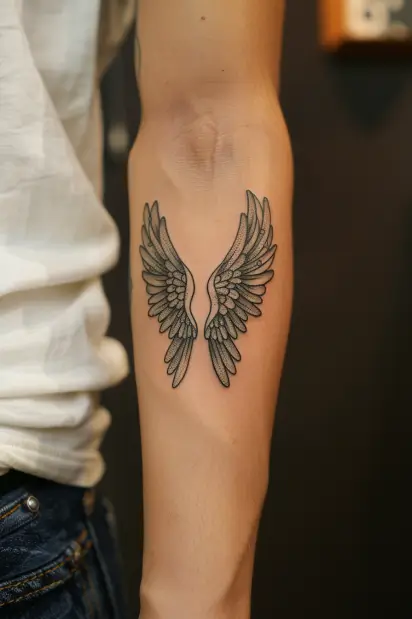 angel wings tattoo ideas 2