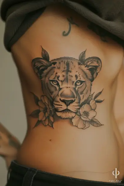 rib tattoos for women 19