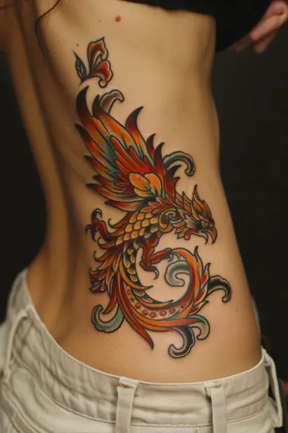 rib tattoos for women 6