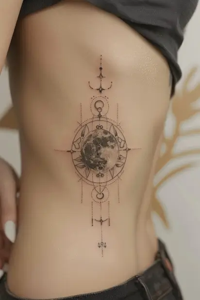 rib tattoos for women 9