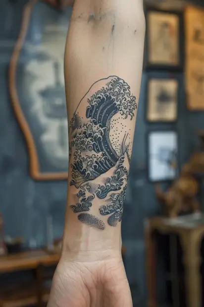 ocean theme tattoos 17