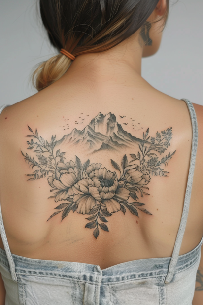 mountain tattoo design ideas 9