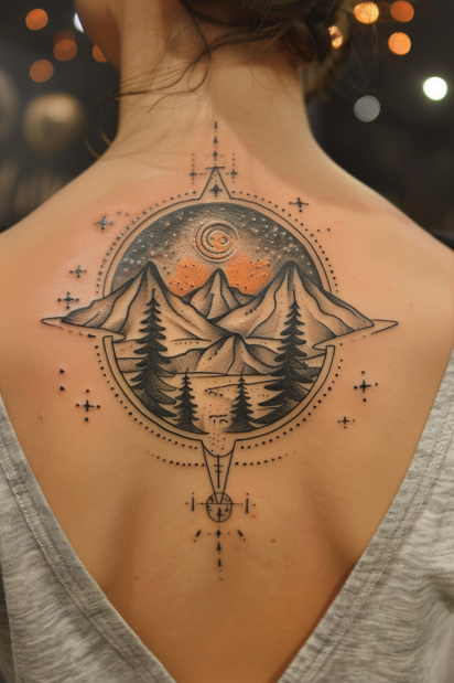 mountain tattoo design ideas 3