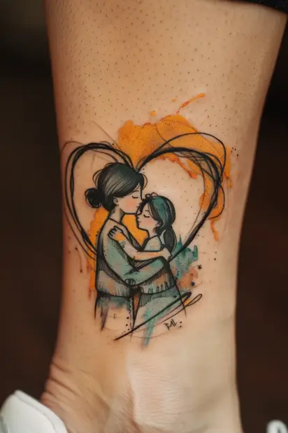mother daughter tattoos 11