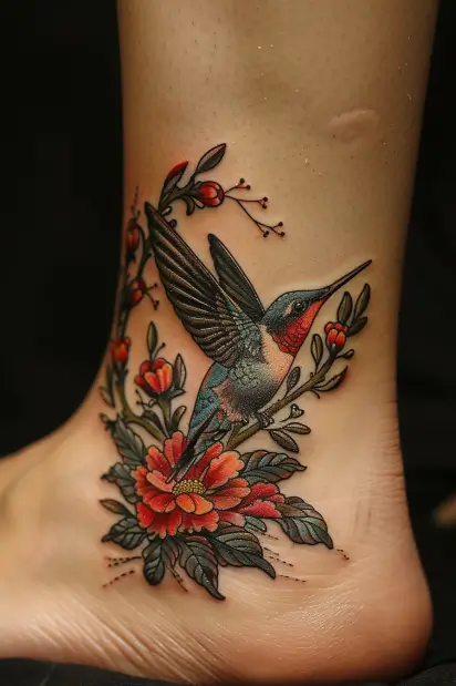 ankle tattoos for women 14