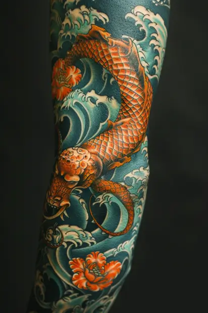 ocean theme tattoos 18