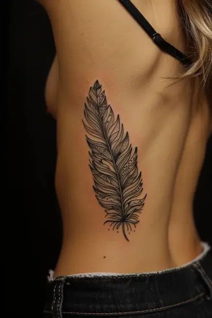 rib tattoos for women 5