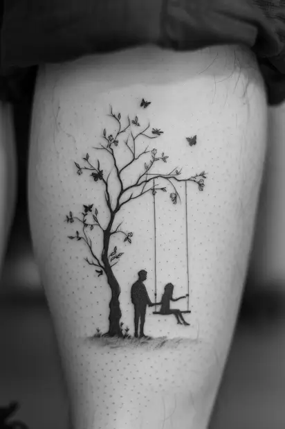 Father and Daughters Tattoo Ideas 8