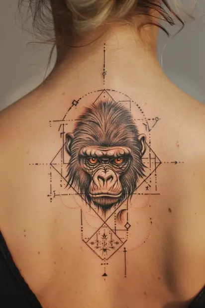 gorilla tattoo idea 3