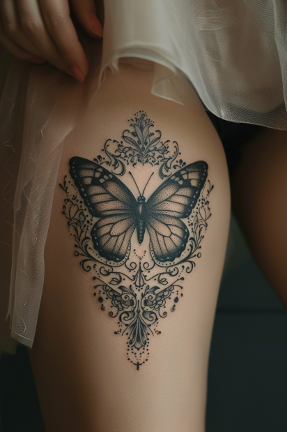thigh tattoos for women 3