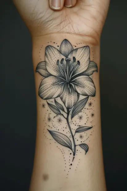 lily tattoo ideas 12