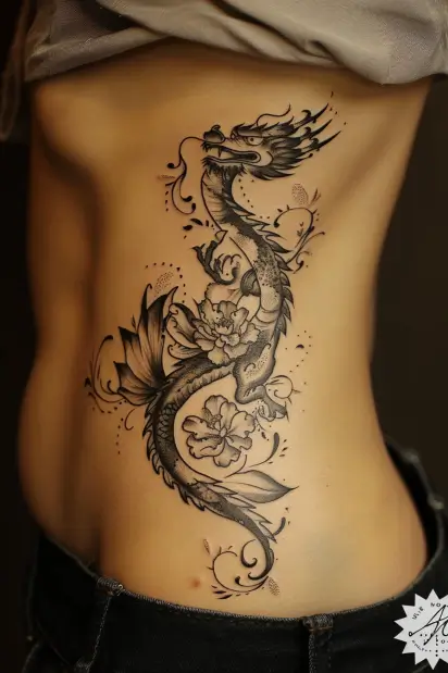 rib tattoos for women 3