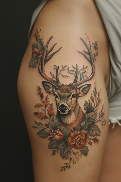 thigh tattoos for women 16
