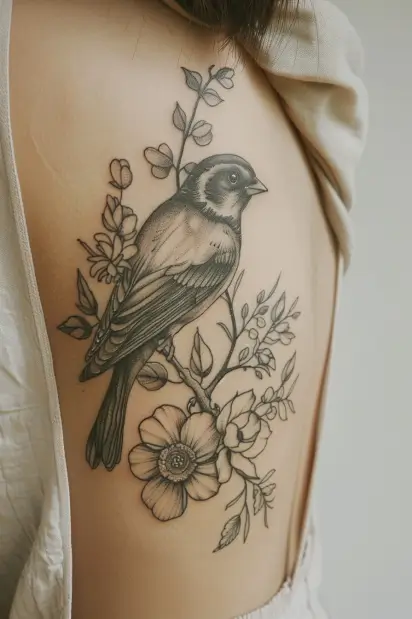 bird tattoos for women 33
