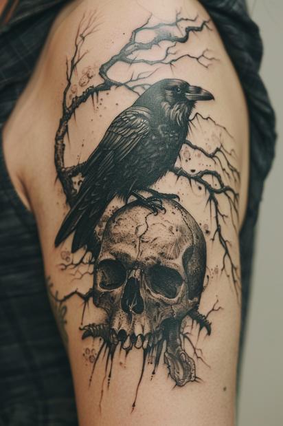 bicep tattoos for women 6