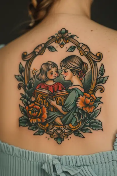 mother daughter tattoos 29