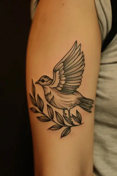 bird tattoos for women 17