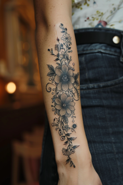 forearm tattoos for women 21