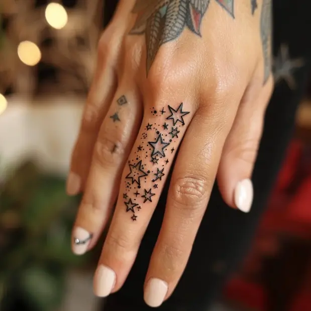 finger tattoos for women 2