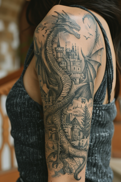 sleeve tattoos for women 17