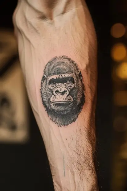 gorilla tattoo idea 2