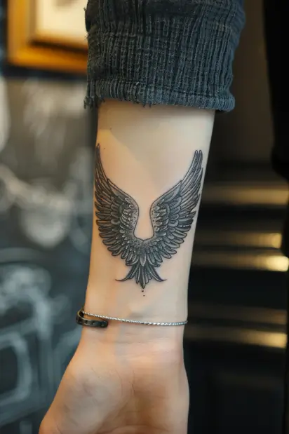 angel wings tattoos 13