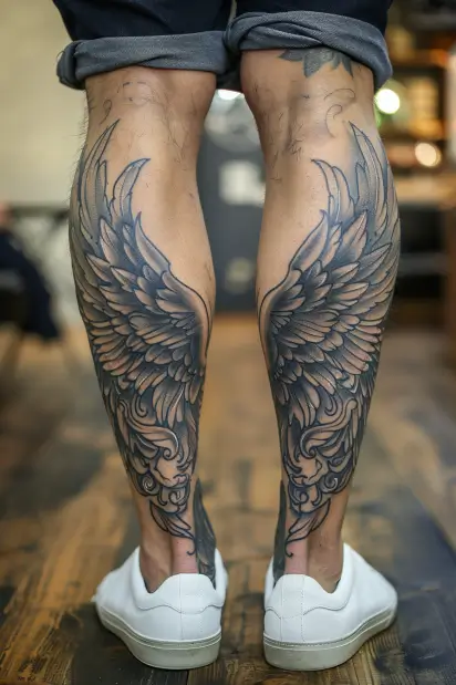 angel wings tattoos 15