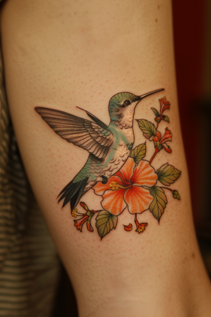 bicep tattoos for women 12