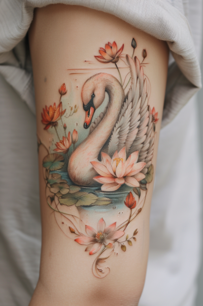 bicep tattoos for women 9