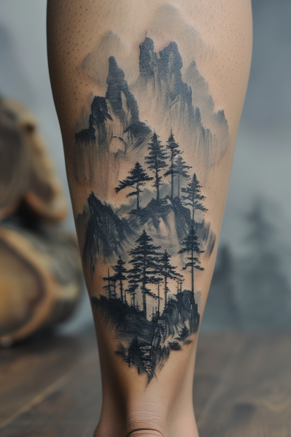 mountain tattoo design ideas 20