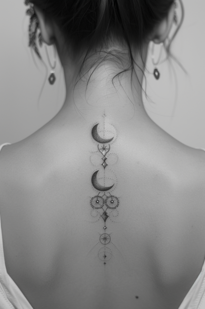 Small_moon_phases_tattoo_dotwork_upper_back_placem