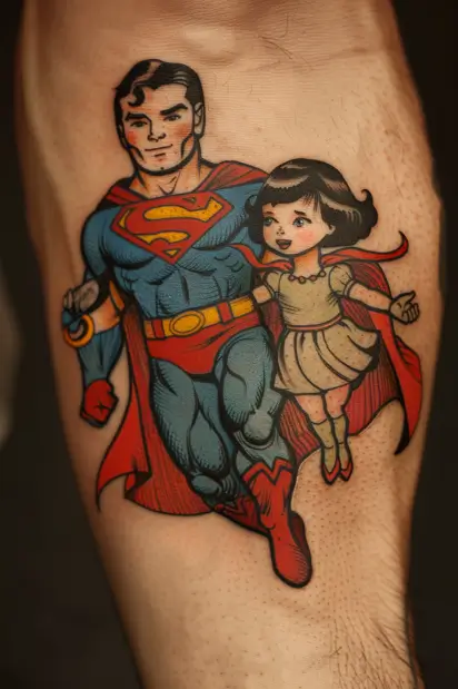 Father and Daughters Tattoo Ideas 16