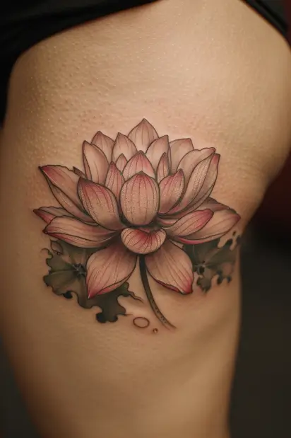 lotus flower tattoos 15