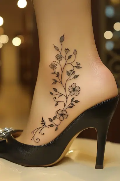 ankle tattoos for women 10