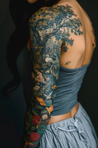 sleeve tattoos for women 12