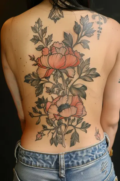 peony tattoo ideas 12