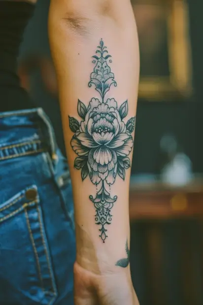 peony tattoo ideas 16