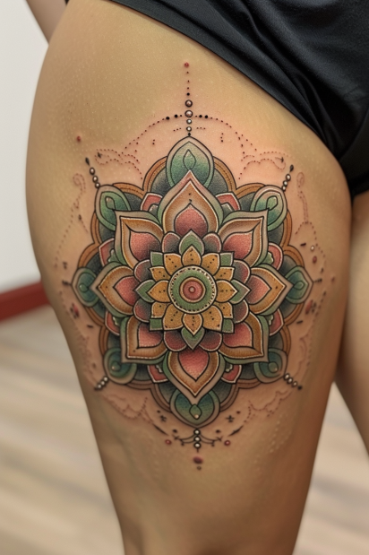 thigh tattoos for women 2