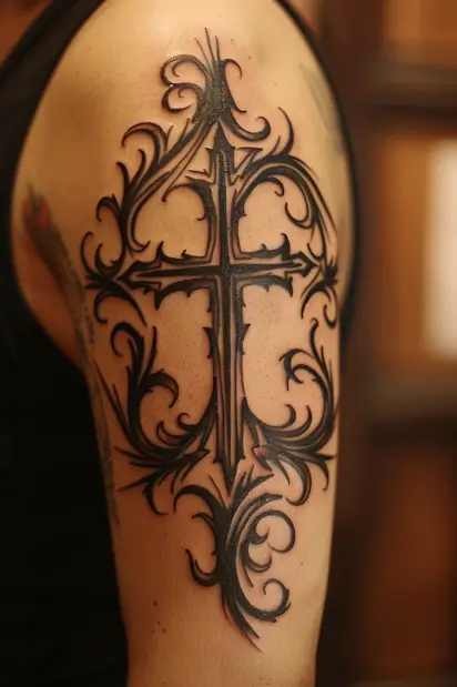 cross tattoo ideas 9